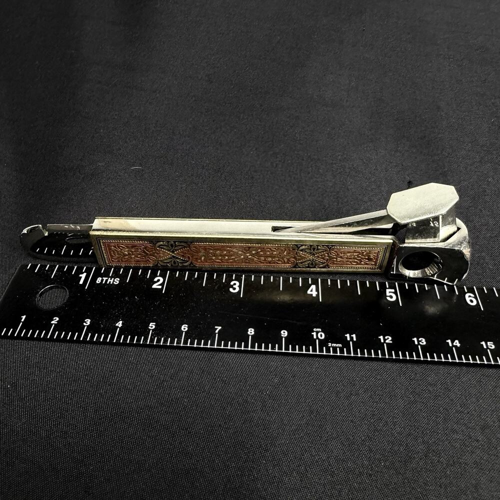 Donatus Solingen Vintage Cigar Cutter Engraved German Tobacciana Collectible